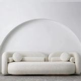 Armchairs - Slender 3-Seat Sofa - CHAPPAL.CO