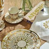 Assiettes de réception - Kyma Gold Dinner Plate - THEMIS Z