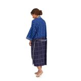 Homewear - Kimono bleu de montagne - HELLEN VAN BERKEL HEARTMADE PRINTS