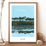 Poster - Etang d'Abesse poster - PIGNADA