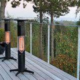 Autres tables  - STATIO Mange-debout chauffant infrarouge pour l'intérieur et l'extérieur, économique et écologique (sans plateau & câble) - MENSA HEATING FRANCE
