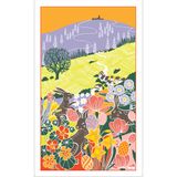 Tea towel - Pâques en fleurs tea towel - BEAUVILLÉ