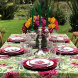 Linge de table textile - Nappe Les Pivoines - BEAUVILLÉ