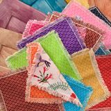 Linge de table textile - Petites serviettes de table colorées réutilisables fabriquées en France en matière coton proposées par sets - NILE