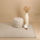 Other caperts - NATURAL Wool Blend Rug - Beige - AFK LIVING DESIGNER RUGS