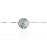 Jewelry - FRAMMENTI pendant. Sterling Silver and London blue Topaz. - CHIARA DE FILIPPIS