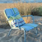 Fauteuils de jardin - Coussin de siège - modèle Ingrid gamme Initiale - coussin de siège outdoor personnalisable pour le fauteuil bas de la gamme Luxembourg - SOFTLANDING