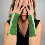 Jewelry - Pleated cuffs with SWING lace - LINÉ-GÖLZ