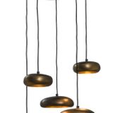 Suspensions - Lampe Pebble Bronze 5 - FREZOLI LIGHTING