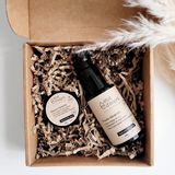 Beauty products - Serenity Gift Set - Face Fluid and Lip Balm and Dry Areas | With relaxing essential oils | Refillable Containers - ÉTAT D'ESPRIT