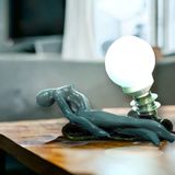 Decorative objects - TABLE LAMP: WOMAN IN LUMINESCENCE - CHACHA.ARTDECO