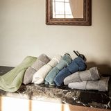 Serviettes de bain - Serviette de bain Caresse Coton - LE JACQUARD FRANCAIS