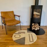 Decorative objects - GEOMETRIC ROUND wool rug - ROMYREG