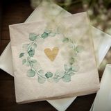 Cadeaux - Organics - serviette en papier - 33x33cm - ARTEBENE