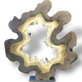 Lampes à poser - Anneau Vagues Naturel 60cm - ARANGO