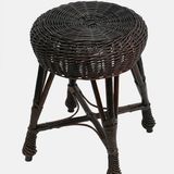 Chaises pour collectivités - chaise tabouret en rotin - PANAPUFA
