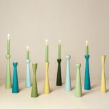 Candlesticks and candle holders - Kinta’s colored wood & arch candleholders - KINTA