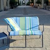Lawn sofas - Seat cushion - Mireille-Odile model from the Elegance range - customizable seat to cover the DUO low armchair from the Luxembourg range - SOFTLANDING