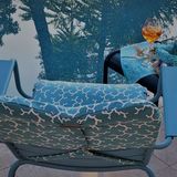 Fauteuils de jardin - Coussin de siège - modèle Ingrid gamme Exclusive - coussin de siège outdoor personnalisable pour le fauteuil bas de la gamme Luxembourg - SOFTLANDING