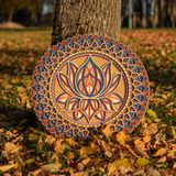 Other wall decoration - Blue Lotus Flower Mandala - BHDECOR
