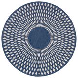 Other caperts - ILLUSION round rug - Midnight blue - AFK LIVING DESIGNER RUGS