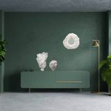 Ceramic - WHITE PORCELAIN SCULPTURE\" JUNGLE\ " - SOPHIE LULINE CÉRAMISTE