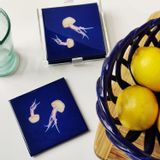 Cadeaux - SET DE 4 SOUS-VERRES — SÉRIE JELLYFISH - 204 HAUS CRAFTERS