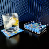 Gifts - COASTER SET — PALLADIUM SERIES - 204 HAUS CRAFTERS