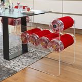Lawn chairs - MW04| Chair with transparent PMMA walls & red Runner covers - MW Exclusive - MW DESIGNER FURNITURE