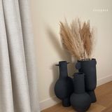 Objets de décoration - POTERIE / VASE / NOIR - ÉVIDENCE BY ME