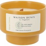 Objets de décoration - MAISON DENIS – L’élément SOLAIRE : Bougie Parfumée cire 100% végétale mèche bois. - L'ATELIER DENIS