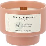 Objets de décoration - MAISON DENIS – L’élément FLORAL : Bougie Parfumée cire 100% végétale mèche bois. - L'ATELIER DENIS