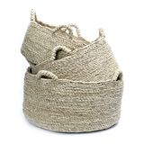Boîtes de rangement - Les Paniers Quatre Mains - Naturel - Lot de 3 - BAZAR BIZAR LIVING