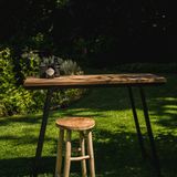 Bureaux - La Table Haute Chevrons - Naturel - 140cm - BAZAR BIZAR LIVING