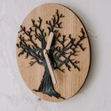 Clocks - Wood And Acrylic Glass Wall Clock - PROMIDESIGN