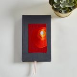 Stationery - SUN EMBROIDERED LINEN NOTEBOOK - ATELIER 99