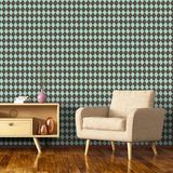 Papiers peints - Papier peint Losanges Fleuris - ETOFFE.COM