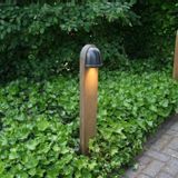 Lampadaires extérieurs - Lampe d'extérieur Murlo en bois dur 90cm - FREZOLI LIGHTING