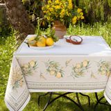 Table linen - Jacquard tablecloth - Menton - TISSUS TOSELLI