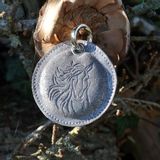 Leather goods - Glittery leather horse keychain - LA CARTABLIÈRE