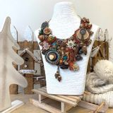 Bijoux - Collier "Noël en Haute-Savoie" - ANNA KRONIQ
