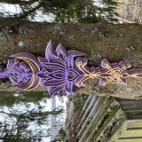 Autres décorations murales - Mandala Wall Hanging Protection Lotus Mandala Evil Eye Moon Meditation Altar Apartment Wall Decor Yoga Wall Art Zen Wall Art Long Decor - BHDECOR