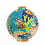 Vases - AQUA TROPICALE - BOULE ASTRO FLO (Nicolas de WAEL) - MANUFACTURE DES EMAUX DE LONGWY 1798
