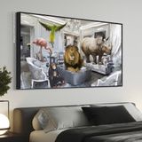 Paintings - ZOO PARTY - KAEZAR GALLERY