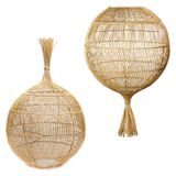 Floor lamps - The Wonton Floor Lamp - Pendant - Natural - BAZAR BIZAR - COASTAL LIVING