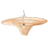 Suspensions - Luminaire rond en rotin - MILO - HYDILE