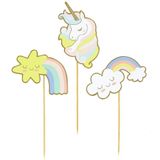 Anniversaires - Cake Toppers Licorne - Recyclable - ANNIKIDS