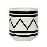 Vases - The Santorini Planter - White Black - BAZAR BIZAR LIVING