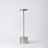 Wireless lamps - Cordless lamp LUXCIOLE Silver 34 cm - HISLE