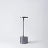 Wireless lamps - Cordless lamp LUXCIOLE Titanium 26 cm - HISLE